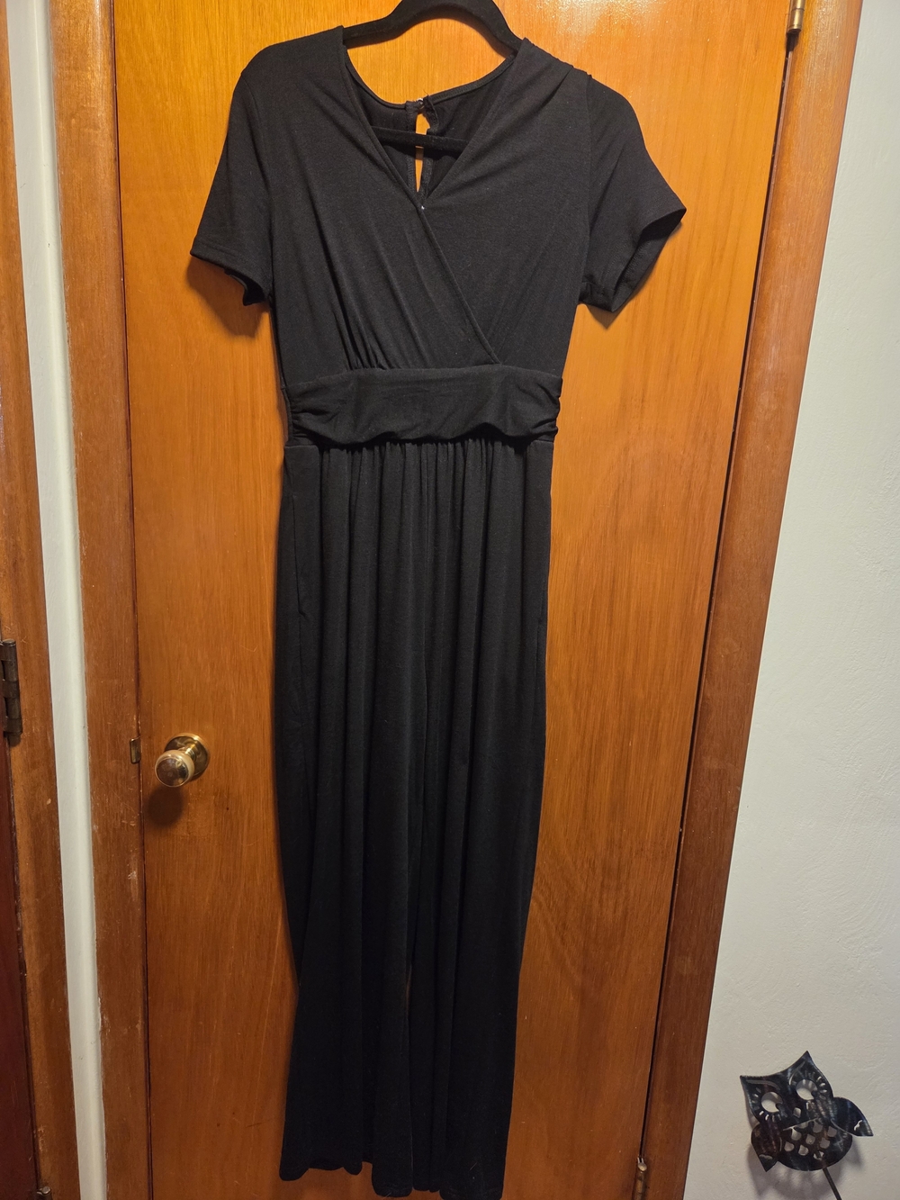 Black Women's Wrap-Style Body Suit